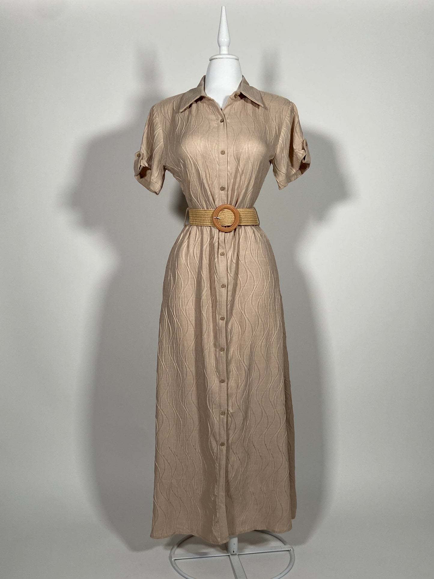 Vestido Belted