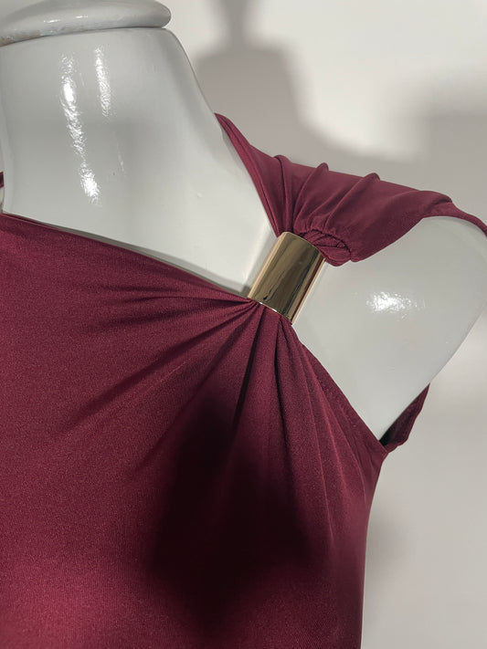 Vestido Bordeaux