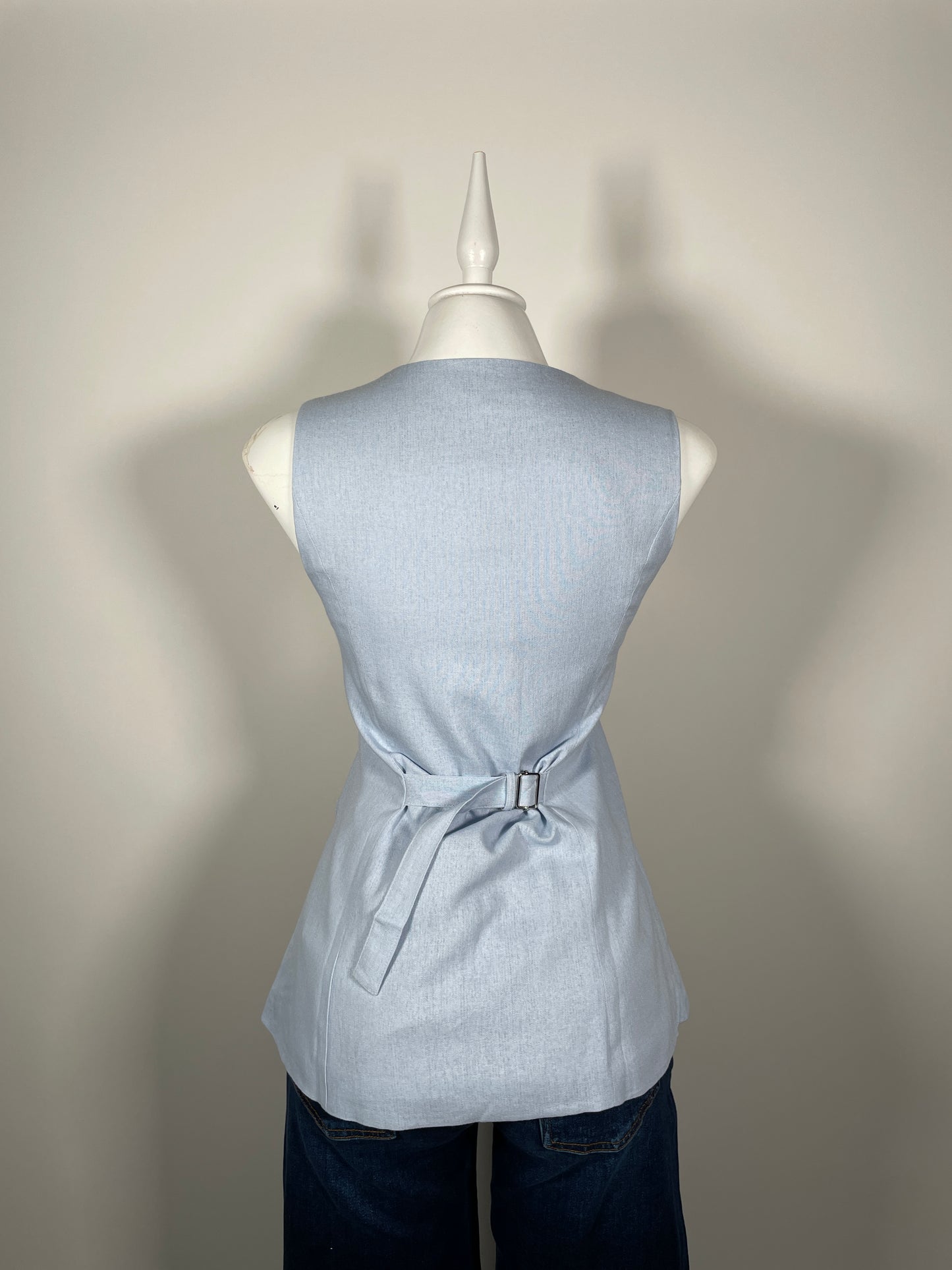 Blusa Button Up Azul