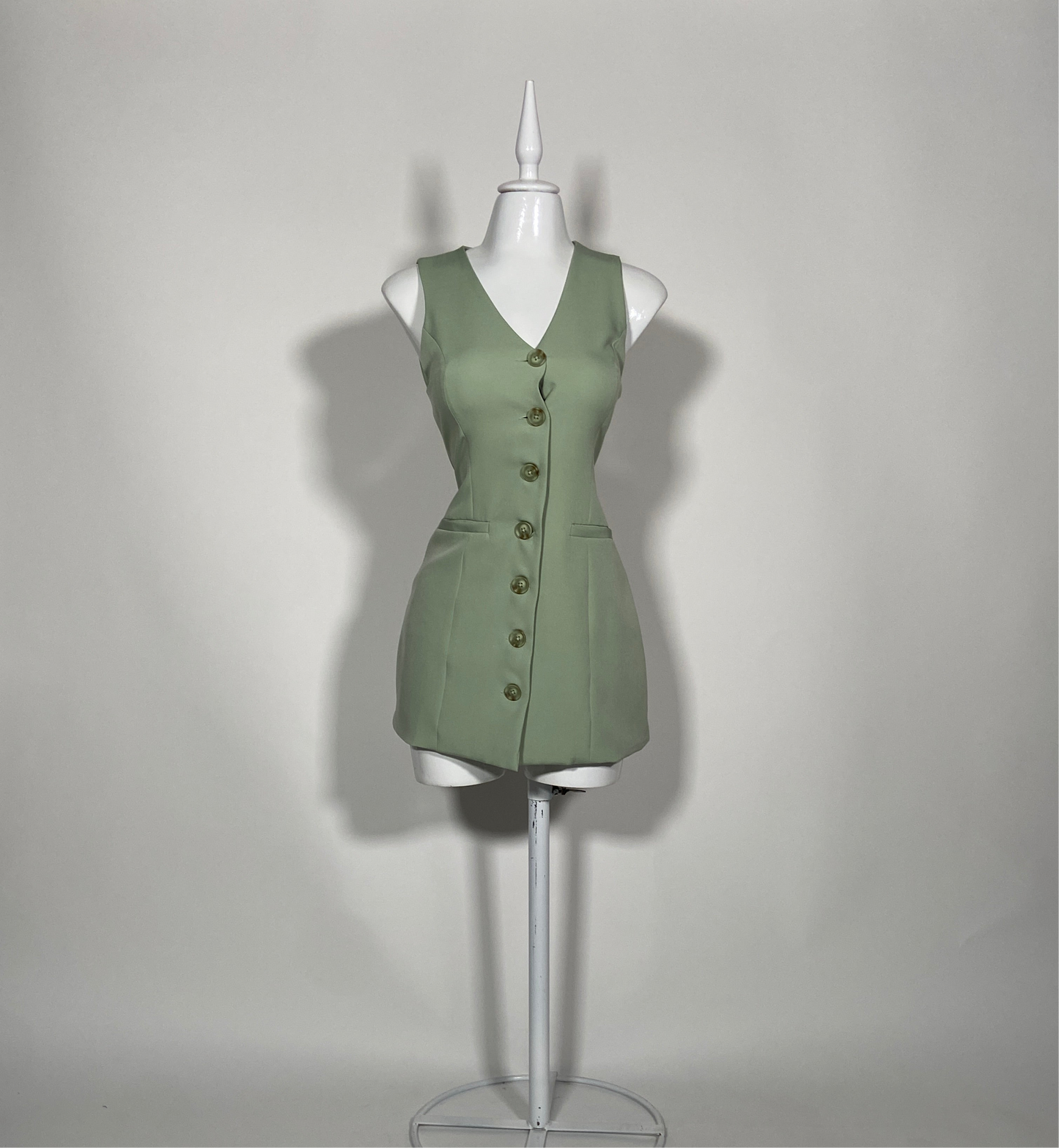 Vestido mini olive
