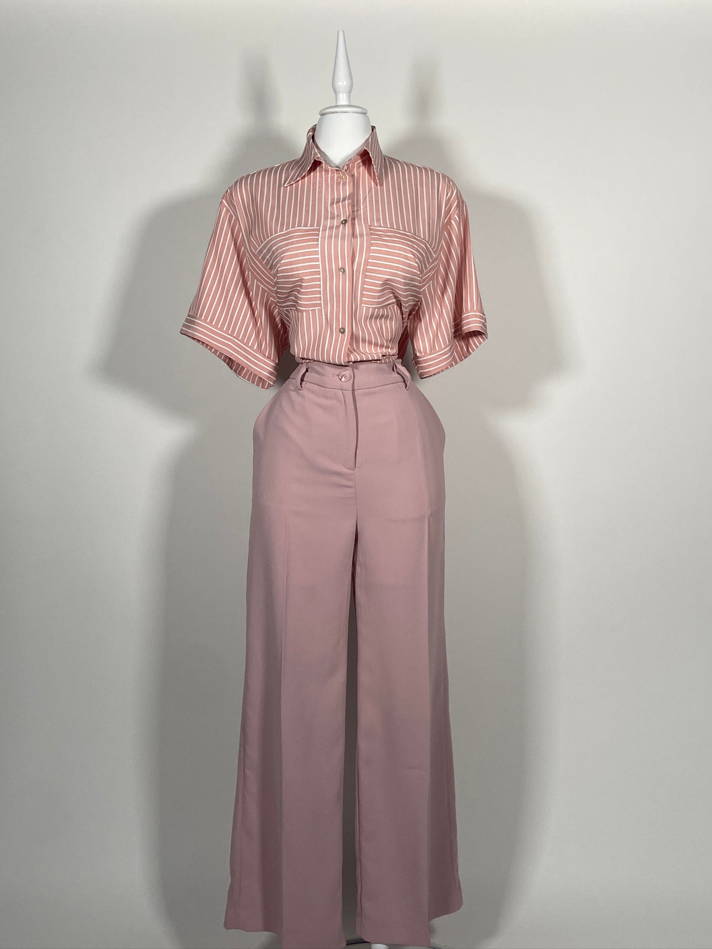 Pantalón Wide Leg Rosa