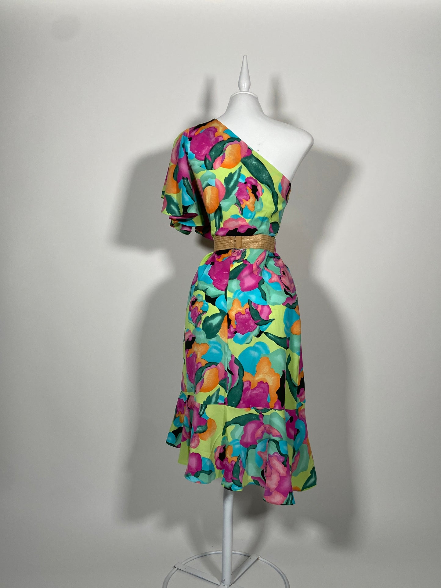 Vestido Asym Floral