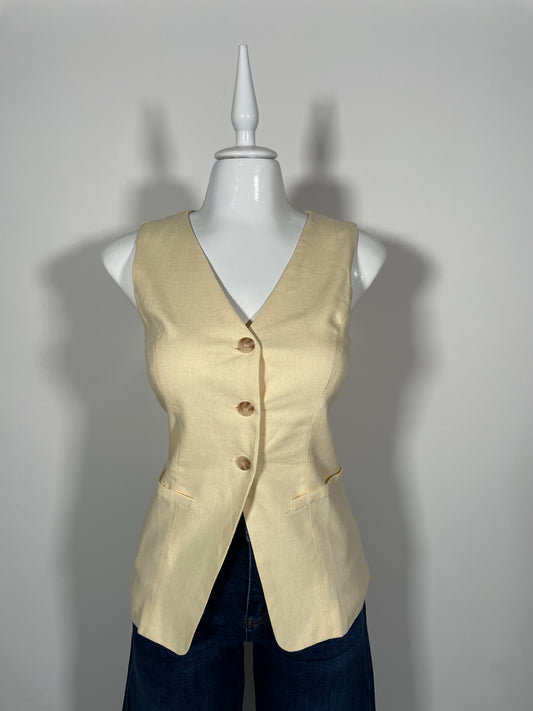 Blusa Button Up Amarilla
