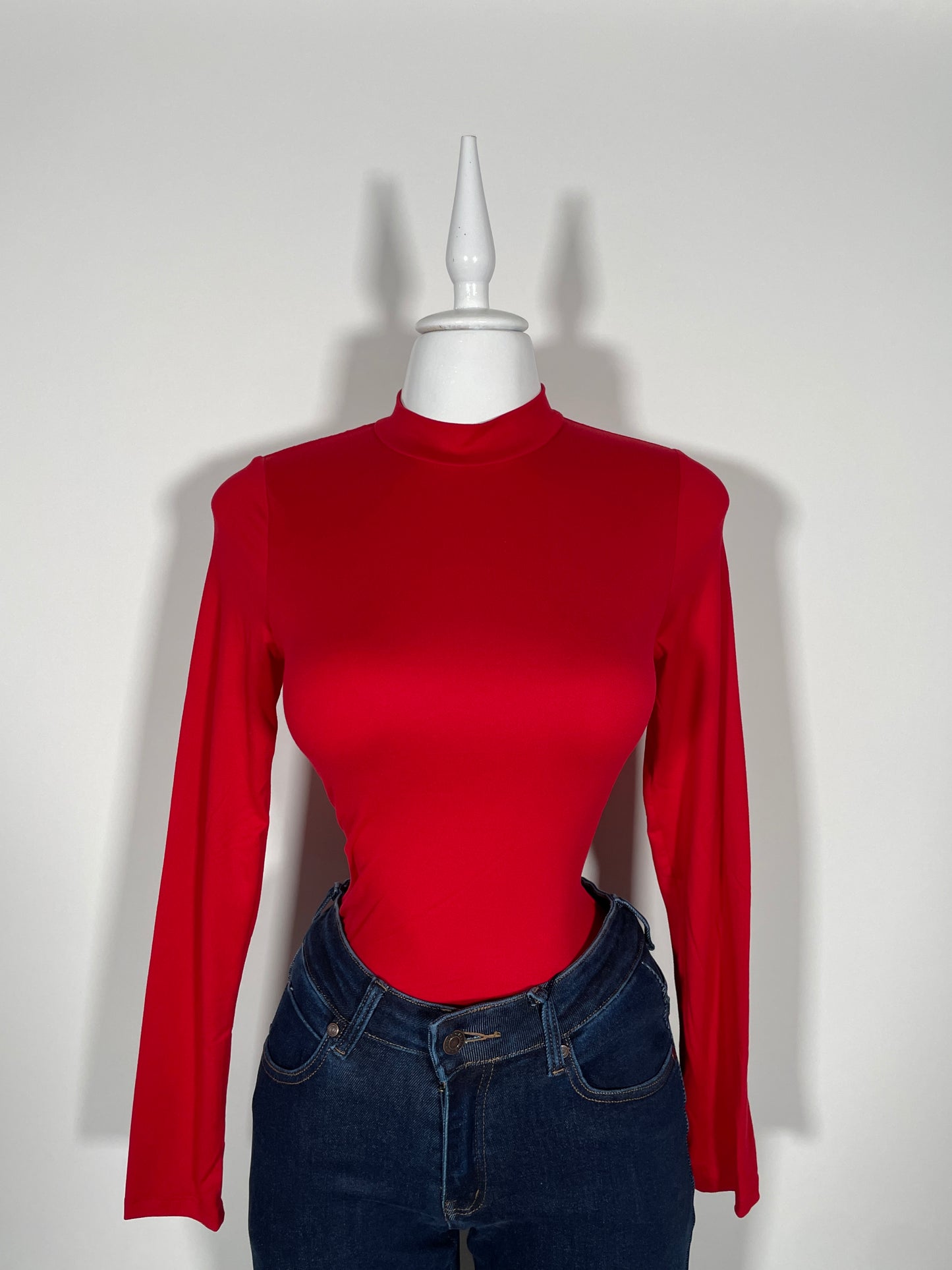 Blusa Mock Rojo