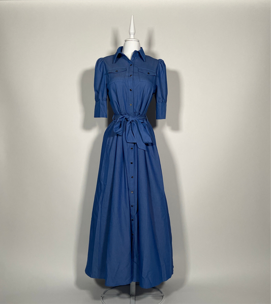 Vestido Blue Babe Midi