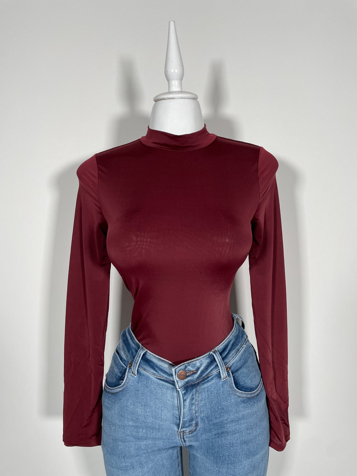 Blusa Mock Vino