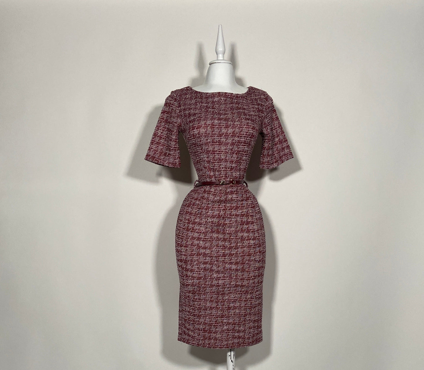 Vestido Berry Tweed