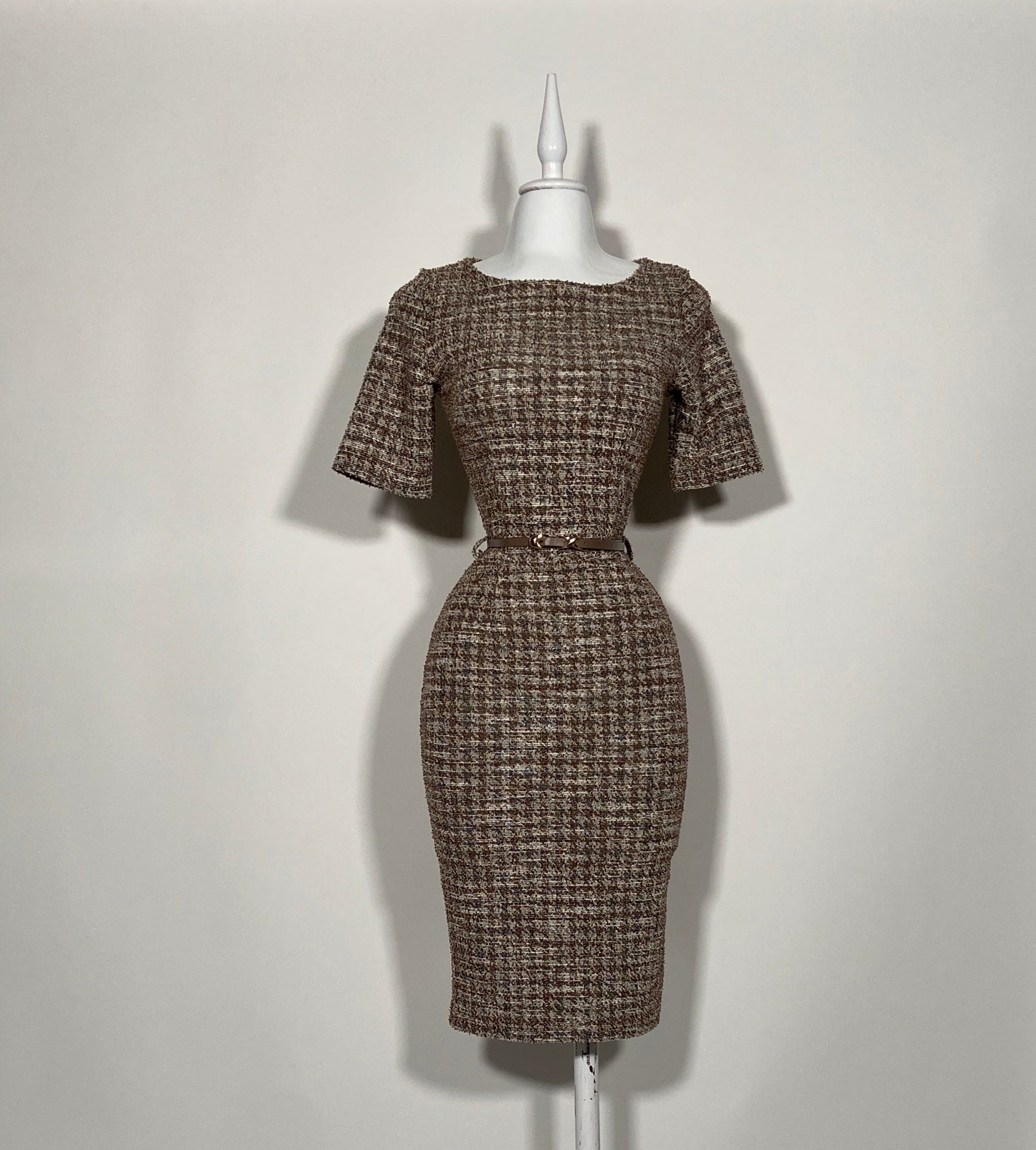 Vestido Taupe Chic