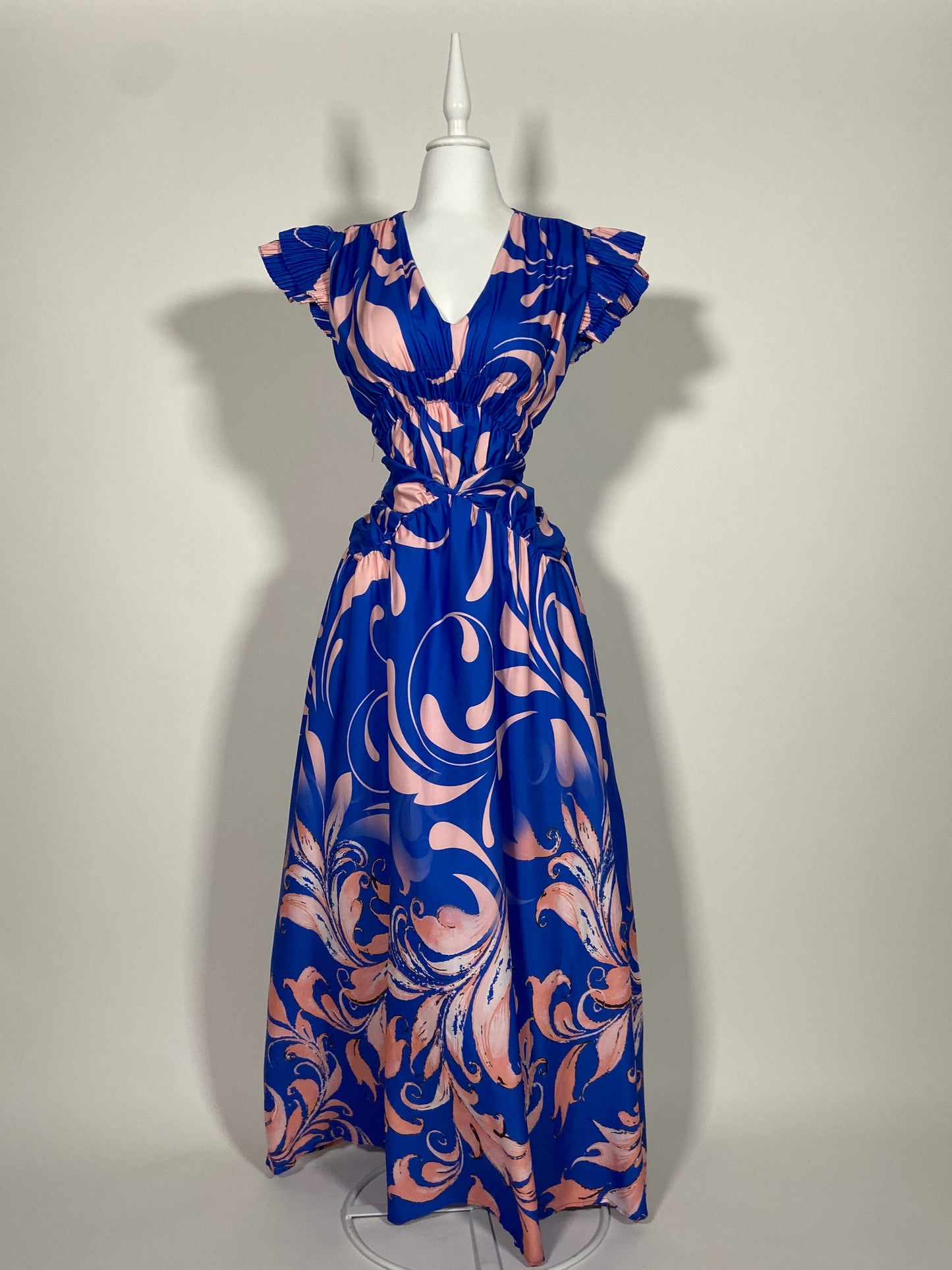 Vestido Blue Swirl