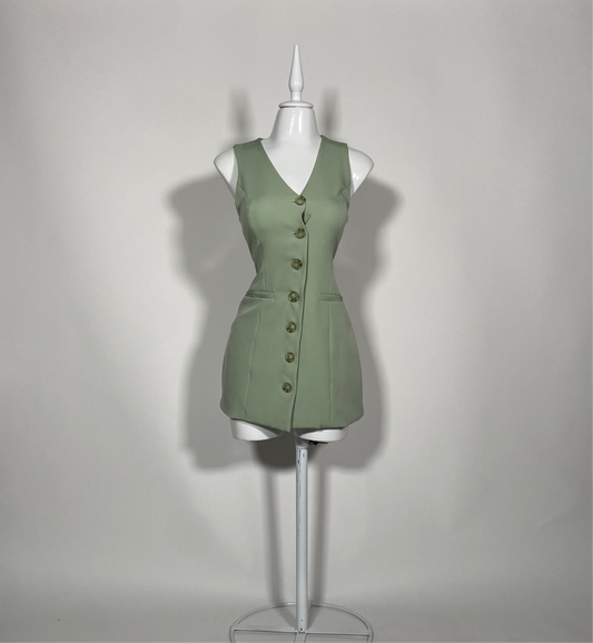 Vestido mini olive