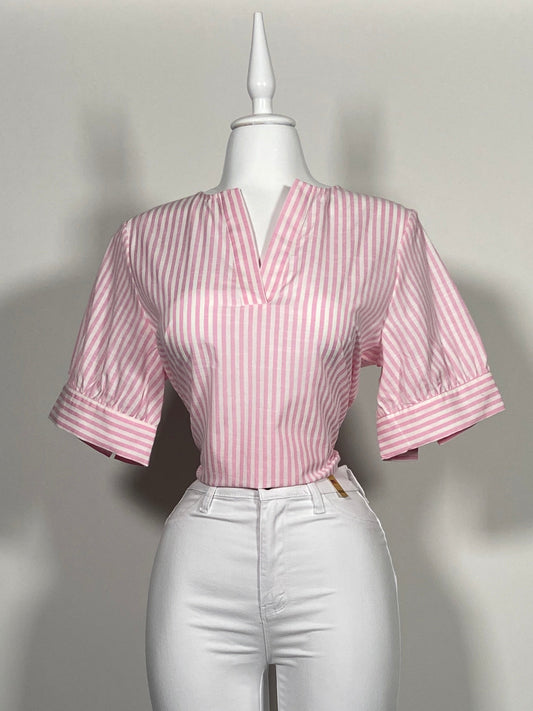 Blusa Poplin Stripe
