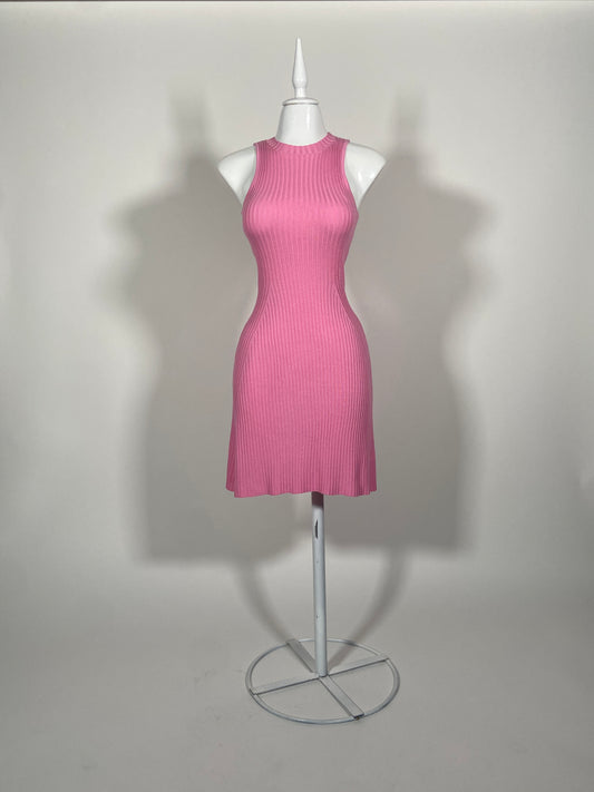 Vestido Rib Rosa