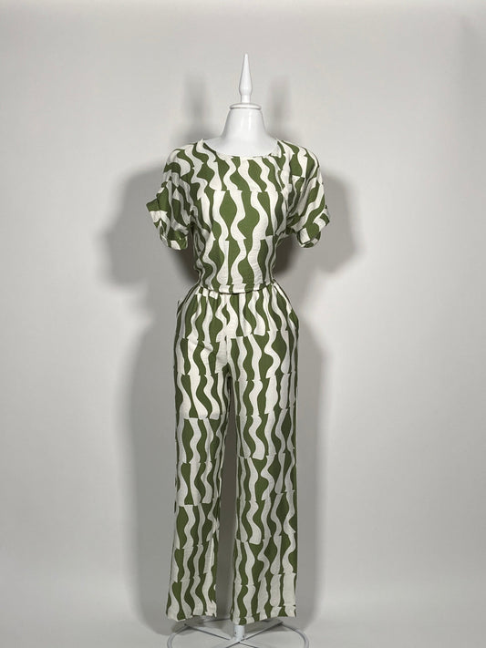Set Olive Print